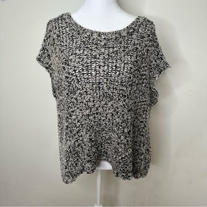 Eileen Fisher Twisted Cotton Cross Back Sweater XL‎